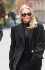 ASHLEY ROBERTS Leaves Heart Radio in London 12/18/2024