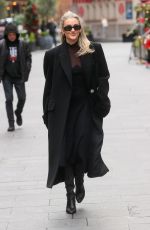ASHLEY ROBERTS Leaves Heart Radio in London 12/18/2024