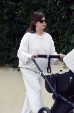 ASHLEY TISDALE Out for a Stroll with Her Newborn Baby in Los Angeles 12/08/2024