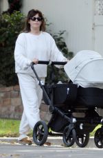 ASHLEY TISDALE Out for a Stroll with Her Newborn Baby in Los Angeles 12/08/2024
