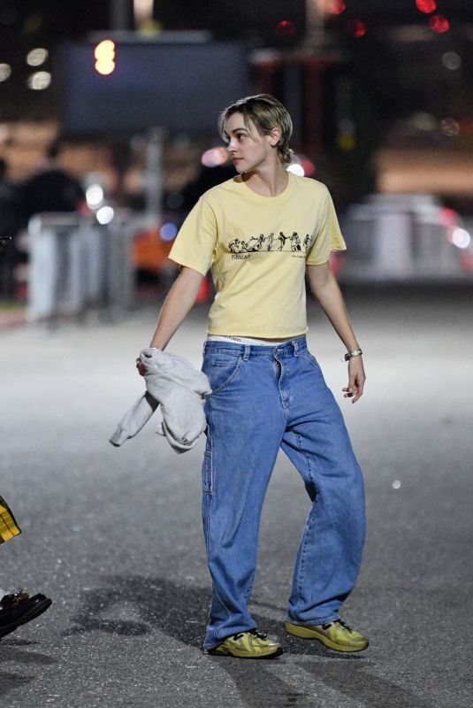 AVA CAPRI Arrives at Billie Eilish Concert at Kia Forum in Inglewood 12/21/2024