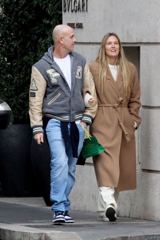 BAR REFAELI and Adi Ezra Out in Rome 12/03/2024