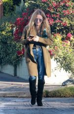 BECKI NEWTON Out for Solo Lunch at All Time in Los Feliz 12/22/2024