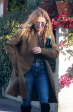 BECKI NEWTON Out for Solo Lunch at All Time in Los Feliz 12/22/2024