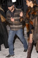 BELLA HADID and Adan Banuelos Leaves Matsuhisa in Aspen 12/31/2024