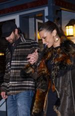 BELLA HADID and Adan Banuelos Leaves Matsuhisa in Aspen 12/31/2024