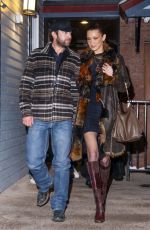 BELLA HADID and Adan Banuelos Leaves Matsuhisa in Aspen 12/31/2024