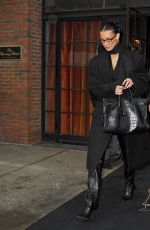 BELLA HADID Out and About in New York City 12/11/2024