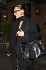 BELLA HADID Out and About in New York City 12/11/2024