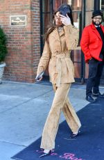 BELLA HADID Out for Lunch at El Quijote in Chelsea 12/12/2024