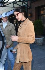 BELLA HADID Out for Lunch at El Quijote in Chelsea 12/12/2024