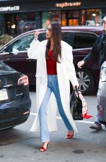 BELLA HADID Visits Her Orabella Pop-up Shop in New York City 12/14/2024