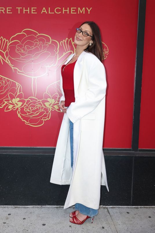 BELLA HADID Visits Her Orabella Pop-up Shop in New York City 12/14/2024