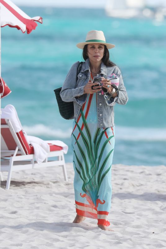 BETHENNY FRANKEL Out at a Beach in Miami 12/08/2024