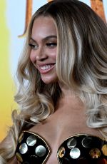BEYONCE at Mufasa: The Lion King Premiere at Dolby Theatre in Los Angeles 12/09/2024