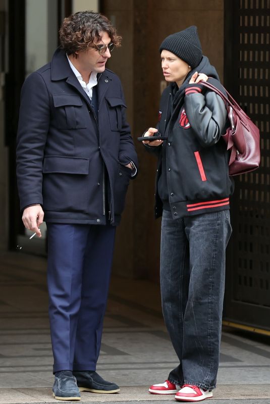 BIANCA BALTI and Alessandro Cutrera Out in Milan 12/11/2024