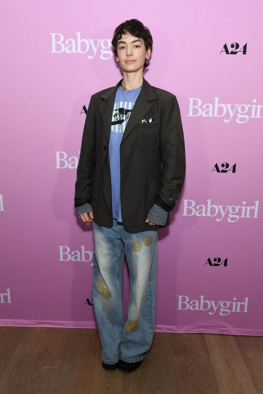 BRIGETTE LUNDY-PAINE at Babygirl Screening in New York 12/16/2024