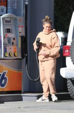 BRITTANY CATWRIGHT at a Gas Station in Los Angeles 12/10/2024