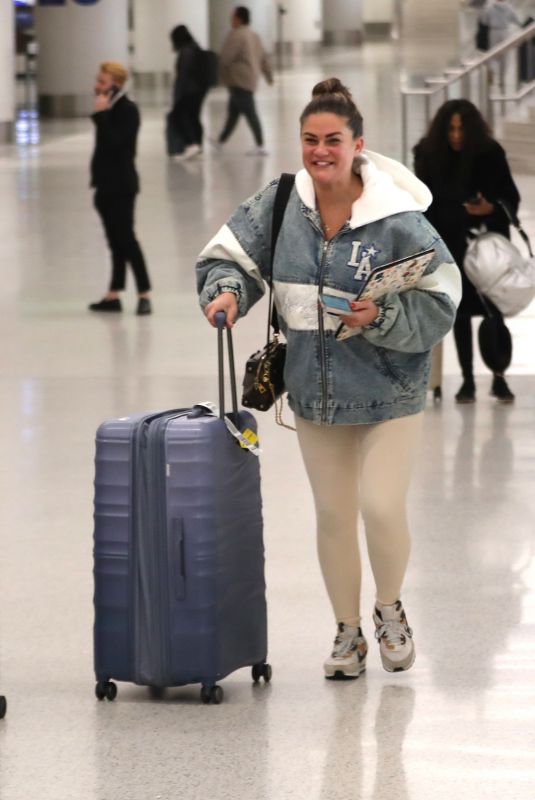 BRITTANY CATWRIGHT at LAX Airport 12/06/2024