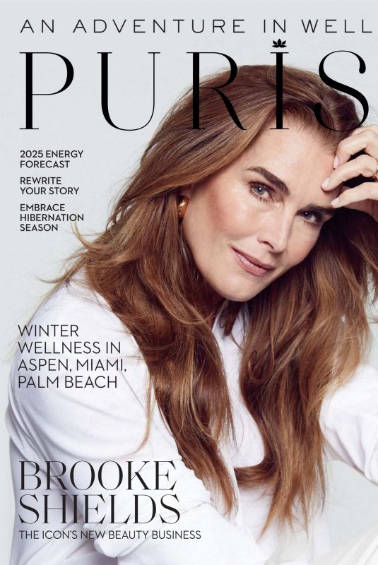 BROOKE SHIELDS for The Purist Magazine, Winter 2024/25 Issue