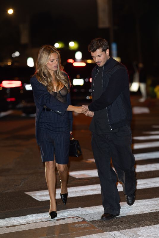 BROOKS NADER Enjoys a Date Night with Gleb Savchenko in Los Angeles 12/27/2024/