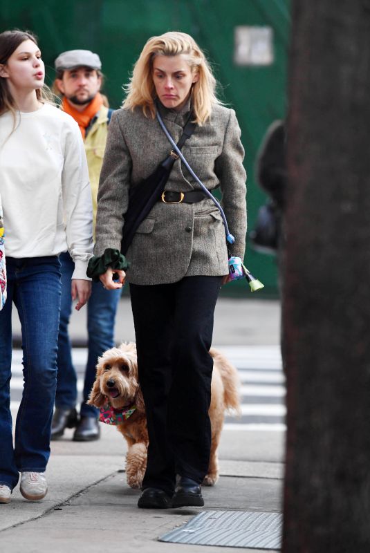BUSY PHILIPPS Out for a Dog Walk in New York 12/22/2024