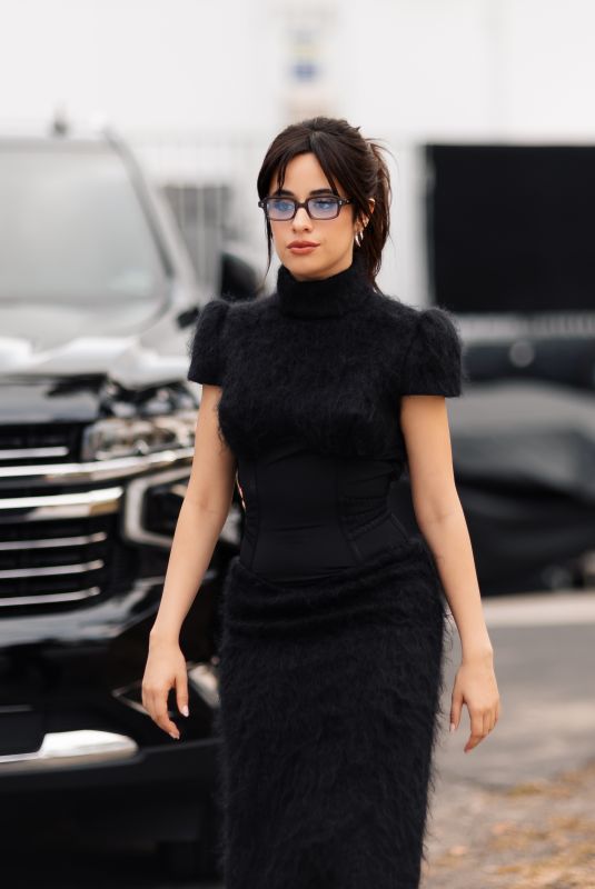 CAMILA CABELLO Arrives at Miami Beach Bandshell to Participate in a Tribeca Festival at Art Basel 12/07/2024