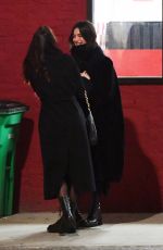 CAMILA MORRONE and GRACIE ABRAMS Out for Dinner in New York 12/22/2024
