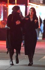 CAMILA MORRONE and GRACIE ABRAMS Out for Dinner in New York 12/22/2024