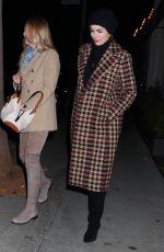 CAMILLA BELLE Out for Early Dinner with a Friend at Craig