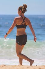 CANDICE WARNER Workout at Coogee Beach 12/02/2024