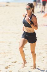 CANDICE WARNER Workout at Coogee Beach 12/02/2024