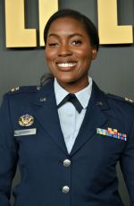 CAPT. JASMINE MANNING at The Six Triple Eight Premiere at Egyptian Theatre Hollywood in Los Angeles 12/03/2024