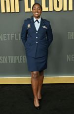 CAPT. JASMINE MANNING at The Six Triple Eight Premiere at Egyptian Theatre Hollywood in Los Angeles 12/03/2024