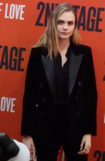 CARA DELEVINGNE Arrives at Hayes Theatre for Cult Of Love Broadway Opening in New York City 12/12/2024