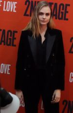 CARA DELEVINGNE Arrives at Hayes Theatre for Cult Of Love Broadway Opening in New York City 12/12/2024