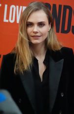 CARA DELEVINGNE Arrives at Hayes Theatre for Cult Of Love Broadway Opening in New York City 12/12/2024