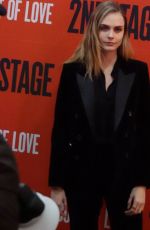 CARA DELEVINGNE Arrives at Hayes Theatre for Cult Of Love Broadway Opening in New York City 12/12/2024