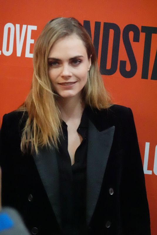 CARA DELEVINGNE Arrives at Hayes Theatre for Cult Of Love Broadway Opening in New York City 12/12/2024