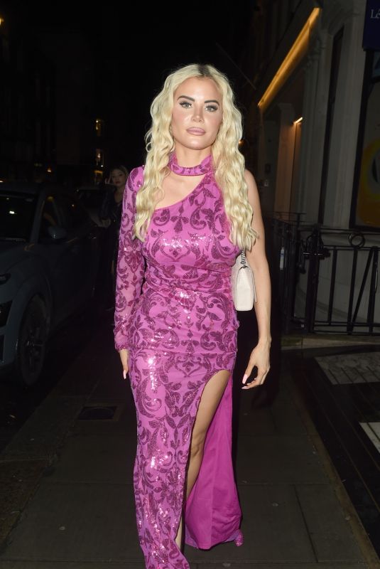 CARLA HOWE Arrives at Bagatelle in London 12/01/2024