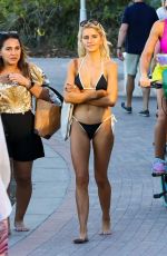 CAROLINE DAUR in Bikini Enjoying Last Day of Art Basel in Miami 12/08/2024