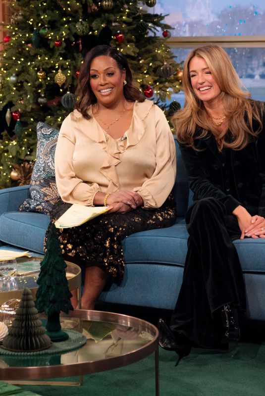 CAT DEELEY and ALISON HAMMOND at This Morning TV Show in London 12/02/2024