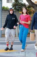CAYLEE COWAN and Casey Affleck Out for Christmas Shopping in Los Feliz 12/21/2024
