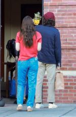 CAYLEE COWAN and Casey Affleck Out for Christmas Shopping in Los Feliz 12/21/2024