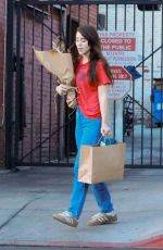 CAYLEE COWAN and Casey Affleck Out for Christmas Shopping in Los Feliz 12/21/2024