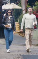 CAYLEE COWAN and Casey Affleck Out for Lunch with Friends in Los Feliz 12/14/2024