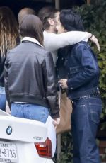 CAYLEE COWAN and Casey Affleck Out for Lunch with Friends in Los Feliz 12/14/2024