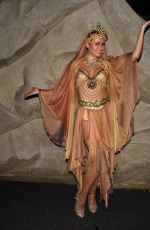 CHARLOTTE DAWSON and KELSEY BETH-CROSSLEY at a Photoshoot in Thier Aladdin Panto Costumes 12/23/2024