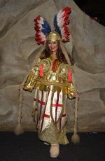 CHARLOTTE DAWSON and KELSEY BETH-CROSSLEY at a Photoshoot in Thier Aladdin Panto Costumes 12/23/2024