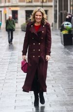 CHARLOTTE HAWKINS Arrives at Classic FM Studios 12/13/2024